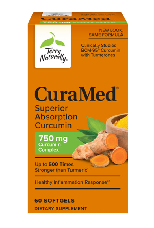 Terry Naturally | CuraMed 750 mg Sofgels | Immune Health